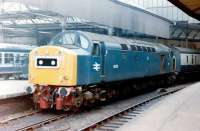 40155 in west end bay platform 5 at Newcastle Central in 1983<br><br>[Colin Alexander //1983]