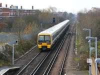 465171 on the rear of a London bound service leaving Belvedere on 08 December 2008. The signals on this stretch of line are very close together with the next 4 beyond the platform all visible and all clear.<br>
<br><br>[John McIntyre 08/12/2008]