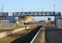 A Paddington bound First Great Western HST runs east through Newbury Race Course station on 06 December 2008.<br><br>[John McIntyre 06/12/2008]