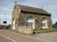 Converted goods shed at the former 1847 Newcastle and Berwick Railway station at Christon Bank on the ECML between Alnmouth and Berwick-upon-Tweed, photographed on 16 August 2007 from the east side of the crossing.<br><br>[John Furnevel 16/08/2007]