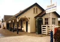 Platform scene at Plockton in October 1999, looking west towards Kyle of Lochalsh.<br><br>[Colin Miller 04/10/1999]