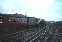 A1 Pacific 60118 <I>Archibald Sturrock</I> heads south out of Carlisle in the 1960s with a special.<br><br>[Robin Barbour Collection (Courtesy Bruce McCartney) //]