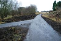 View looking south at Polkemmet Junction. Route to Morningside (Lanarks) to the left and that to Airdrie to the right via a portion of the Bathgate/Crofthead Branch of the Monkland Railways and the New Monkland Line.<br><br>[Ewan Crawford 26/12/2008]