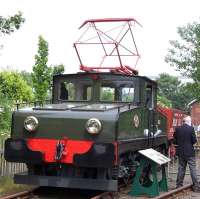 Restored ex-Westoe Colliery electric locomotive E4 on display at York Railfest in 2004. The locomotive is currently preserved at the Stephenson Railway Museum, North Shields. <br><br>[Colin Alexander //2004]