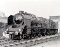 Regarded by many as one of the world's greatest steam locomotive engineers, Andre Chapelon retired as Engineer-in-Chief of the SNCF in 1953. Part of his legacy, one of the legendary SNCF 231K Pacifics, is seen here at Steamtown, Carnforth in the 1970s. Chapelon died in 1978.<br>
<br><br>[Colin Miller //]