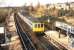 DMU arriving at Butlers Lane, West Midlands, on the Birmingham - Lichfield line in 1982. The train is on a cross - city service to Redditch via New Street.<br><br>[Ian Dinmore //1982]