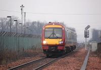 170 478 approaching Cambus level crossing on 7 January 2009 with a Glasgow Queen Street - Alloa service.<br><br>[Bill Roberton 07/01/2009]