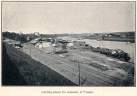 Great Siberian Railway between Vladivostock and St Petersburg and eventually Murmansk. The steamer landings in Tiumen. [Extract from GSR Guide of 1900]<br><br>[Alistair MacKenzie //2009]