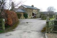 Station approach and forecourt at the former Nawton station in April 2008.<br><br>[John Furnevel 01/04/2008]