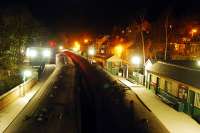 Pickering at night looking to Grosmont.<br><br>[Ewan Crawford 02/04/2008]