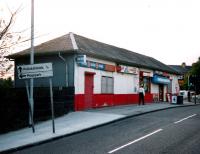 The former ticket office of Strathbungo station on Nithsdale Road in September 1997. Strathbungo station closed in May 1962.<br><br>[David Panton /09/1997]