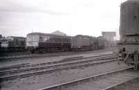 General view over the west end of Corkerhill shed - photographed towards the end of 1966.<br><br>[Colin Miller //1966]