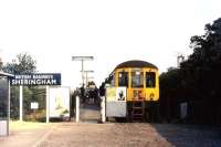 At the end of the branch line from Whittlingham Junction to Sheringham in 1972.<br><br>[Mike Young 13/08/1972]