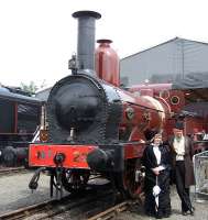 Beautifully turned out ex-Furness Railway 0-4-0 No 20 on display as part of <i>Railfest</i> at the NRM, York, in 2004. Built by Sharp Stewart & Co in Manchester in 1863, No 20 is the oldest working standard gauge steam locomotive in Britain. [See image 37662]   <br><br>[Colin Alexander //2004]