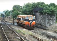 CIE 164 stands amongst the remains of Sligo depot in 1993.<br><br>[Bill Roberton //1993]