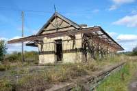 The old station building at Whittingham, seen here on 2 October 2007 looking north towards Wooler.<br>
<br><br>[Colin Miller 02/10/2007]