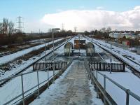 Eaglescliffe looking north. The now abandoned Stockton and Darlington Railway alignment was further east.<br><br>[Ewan Crawford 29/02/2004]