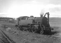 Standard class 4 tank no 80001 takes water in the sidings at Gourock in 1964. View west towards the station.<br>
<br><br>[Colin Miller //1964]