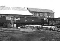 26038 and 26045 stabled at Inverness MPD on 10 May 1982.<br>
<br><br>[Peter Todd 10/05/1982]