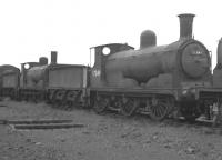 <I>Jumbos</I> on the scrap line at Hurlford shed in August 1962. 57249 was officially withdrawn at the end of that very month but remained <I>stored</I> until May 1964 pending eventual disposal at Arnott Young, Troon.<br><br>[Colin Miller /08/1962]