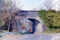 The bridge at North Connel that once carried the Ballachulish branch, seen in October 1987.<br><br>[Colin Miller /10/1987]