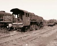 Scrap lines at Barry in February 1986. <br><br>[Peter Todd /02/1986]