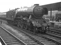 Gresley A3 Pacific no 60054 <I>Prince of Wales</I> stands at Doncaster on 28 July 1962 after bringing in the 12.5pm Kings Cross - Hull. <br><br>[K A Gray 28/07/1962]