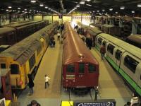 View of preserved LUL rolling stock at the London Transport Museum Depot open day held on the weekend of 7/8 March 2009.<br><br>[Michael Gibb 08/03/2009]