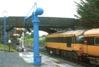 CIE 019 stands in the rain at Athenry, Co Galway, in 1988.<br><br>[Bill Roberton //1988]