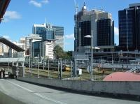 Local train on the eastern approaches to Brisbane Roma Street station. View looks to Central Station.<br><br>[Beth Crawford 23/02/2009]