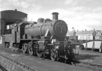 46504 on shed at Oswestry on 2 April 1963. <br><br>[K A Gray 02/04/1963]