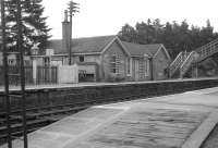 View across the platforms at Dinnet station in June 1963 looking towards Aboyne.<br><br>[Colin Miller /06/1963]