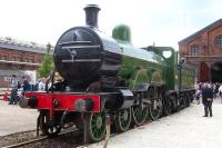 The legendary Great Northern <I>Atlantic</I> no 990 <I>Henry Oakley</I>, looking impressive at the Doncaster Works open day on 27 July 2003.<br><br>[Colin Alexander 27/07/2003]