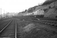 A type 2 with a freight at Hawick in 1969 following withdrawal of passenger services on the line.<br><br>[Bruce McCartney //1969]