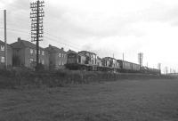 A pair of Claytons with an evening parcels/oil train passing Hillington East in September 1966.<br><br>[Colin Miller /09/1966]
