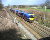 First Trans Pennine Express unit 185141 seen at Billsborrow on 12 March 2008 heading south with a service to Manchester Airport.<br>
<br><br>[John McIntyre 12/03/2008]