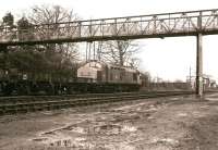 37252 with a PW train at Driffield in January 1986.<br><br>[Peter Todd 19/01/1986]