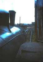 Footplate shot on the Waterside system taken descending from Minnivey on Barclay No 24 in the Spring of 1972.<br><br>[Colin Miller //1972]