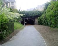 View north from the site of Scotland street station on 14 April 2009 through the newly reopened Rodney Street tunnel.<br><br>[Andy Furnevel 14/04/2009]