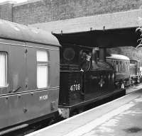 41708 photographed at the Midland Railway Centre in August 1986. This locomotive has undergone a conversion from half to full cab. [See image 39611]<br><br>[Peter Todd /08/1986]