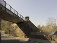 The Gryffe Viaduct at Bridge of Weir on 19th April 2009. View looking West towards Kilmacolm.<br><br>[Graham Morgan 19/04/2009]