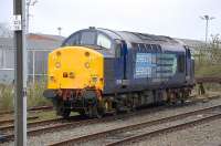 DRS 37604 stabled on the west side of York station on 16 April.<br>
<br><br>[Bill Roberton 16/04/2009]