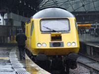 Network Rail HST Test train power car 43014 at Glasgow Queen Street on 5th May 2009 <br><br>[Graham Morgan 05/05/2009]