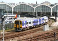 The 1242 Northern trains service from Bridlington arriving at Hull on 23 April 2009.<br><br>[John Furnevel 23/04/2009]