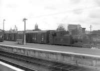 No 33 <I>Bembridge</I> is station pilot at Newport, Isle of Wight, in 1963.<br>
<br><br>[Robin Barbour Collection (Courtesy Bruce McCartney) 17/07/1963]