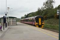 An East Midlands Trains service from Manchester Piccadilly to Norwich calls at Chinley on 13 May 2009.<br><br>[John McIntyre 13/05/2009]