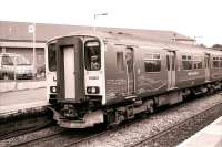 150221 at Bristol's Lawrence Hill station on 6 May with a service to Filton, Abbey Wood.<br>
<br><br>[Peter Todd 06/05/2009]