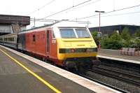 DVT 82101 arrives at Birmingham International on 13 May at the rear of the Virgin Trains 1203 London Euston - Birmingham New Street service.<br><br>[Peter Todd 13/05/2009]