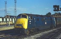 <I>Warship</I> class 42 no 808 'Centaur' arrives at Bristol Temple Meads with a parcels train from the West of England on 30 July 1971.<br><br>[John McIntyre 30/07/1971]