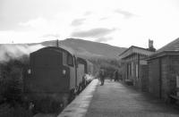 80028 stands at Killin with the branch train in 1965 a few weeks before closure.<br><br>[K A Gray //1965]